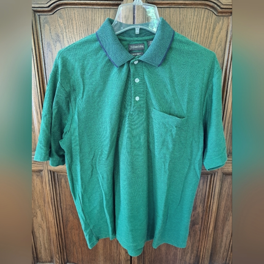 St. John's Bay Green Polo Shirt